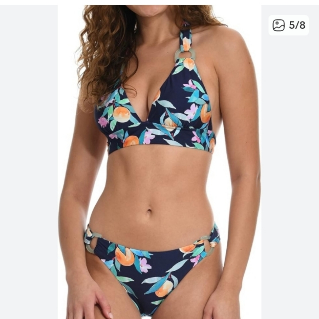 Sunshine 79 Triangle Halter Bikini And Top Set Swimsuit